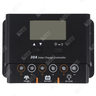 RICH SOLAR 30 Amp PWM Solar Charge Controller Negative Ground
