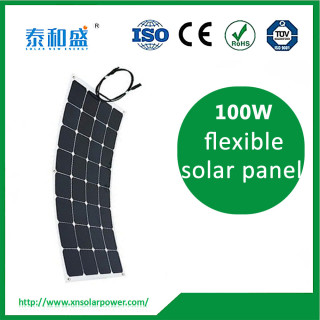 THS-SF100W 1050*550*3mm semi flexible solar  panel