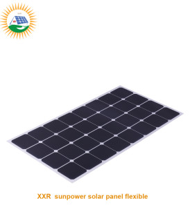 110W 32 cells high efficiency sunpower solar panel flexible