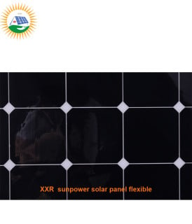 150W 44 cells sunpower solar panel flexible