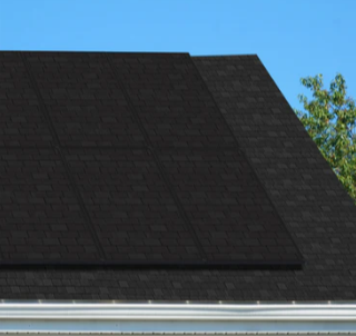 Solar Roof Black Slate with Standard Frame 320W
