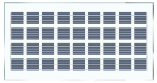 Solar Panel Bifacial Semi-Opaque 195W