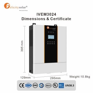 Off-grid High-frequency Solar inverter IVEM Series AC-220V
