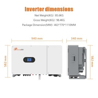 Hybrid Solar inverter IVGM Series High-voltage Three Phase