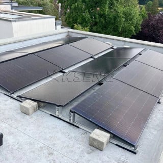 Kseng Solar, Ballasted Flat Roof Solar Mounting System
