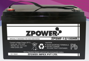 Z-Power GEL VRLA Batteries