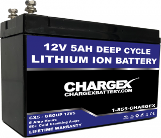 12V 5AH Lithium Ion Battery