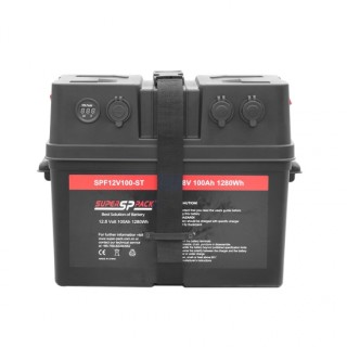 Superpack Rechargeable 12v100Ah SHS Battery Box