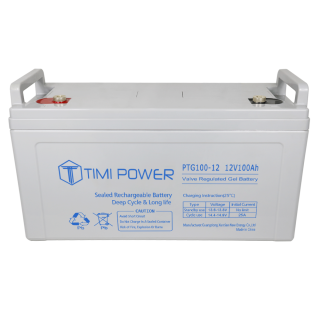 Timi Power, 12V Lead-Acid AGM/ GEL Battery 60Ah, 100Ah, 200Ah, 250Ah, Solar Storage System Datasheet