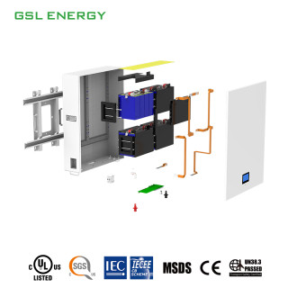 GSL-ENERGY_51.2V 280AH 14.34KWH Power Storage Wall ‏(CB IEC62619 CE-EMC REPT)