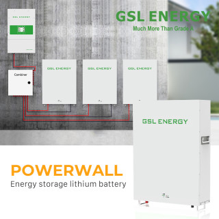 GSL-ENERGY_51.2V 100AH 5.12Kwh Power Storage Wall (CB IEC62619 CE-EMC REPT)-UL