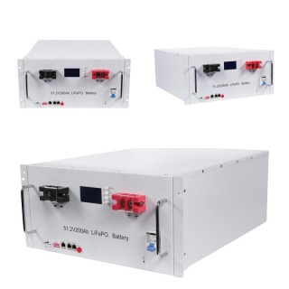 Server Rack 51.2V 100/200Ah LiFePO4 Lithium-Ion Battery Module