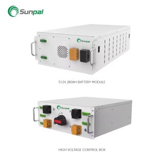 Sunpal 409.6V 280Ah High Voltage LiFePO4 Battery