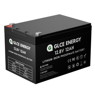 GLCE-12V 12Ah LiFePO4 Lithium Battery