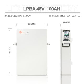 LiFeP04 Battery Pack Low-voltage LPBA Series