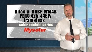 Bifacial DHBP M144B PERC 425-445W Frameless