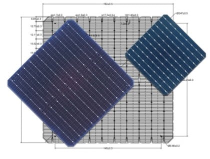 182-10BB Bifacial Cell
