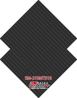 210-N-Type 18BB  Mono TOPCon Bifacial Solar Cell