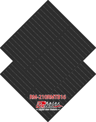 210R-N-Type 16BB  Mono TOPCon Bifacial Solar Cell