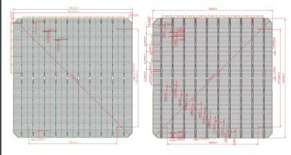 P Type Bifacial M10 Monocrystalline silicon 182*182 10BB