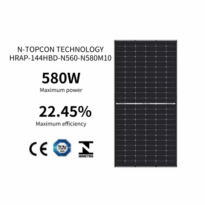 HRAP-144HBDN560-N580M10 N-TOPCon
