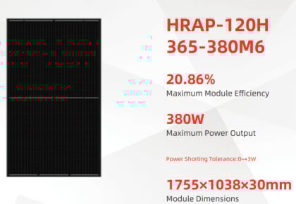 HRAP-120H 365-380M6 Black