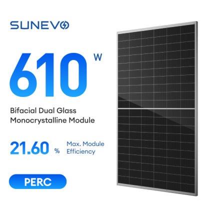 Evo6 SE6-60H/HBD 590-615W Normal/Bifacial Dual Glass