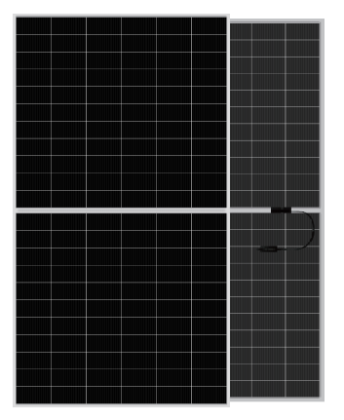 GSD8K66T 670-690WT Bifacial Dual Glass Half-Cut Mono TOPCon