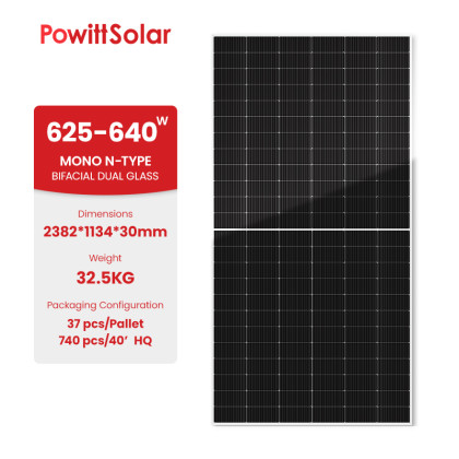M10 N-TYPE PW-66M625-640HM10L-BD