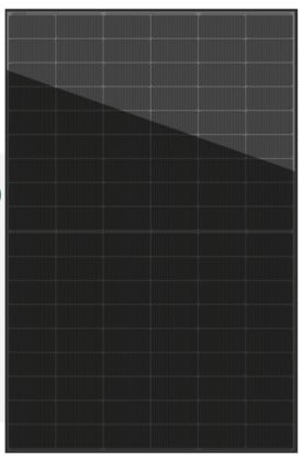 HS54-F-430-BOB(N) All Black Bifacial Double Glass TopCon Module