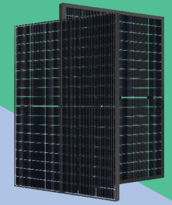 Black Transparent Glass-Glass 440W