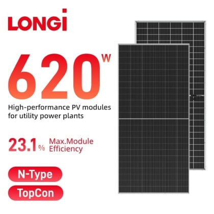 LONGi Hi-MO7 Bifacial 595-625M LR8-66HGD