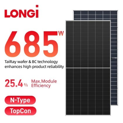 LONGi Hi-MO S10 Bifacial 665~685M LR7-72HJD