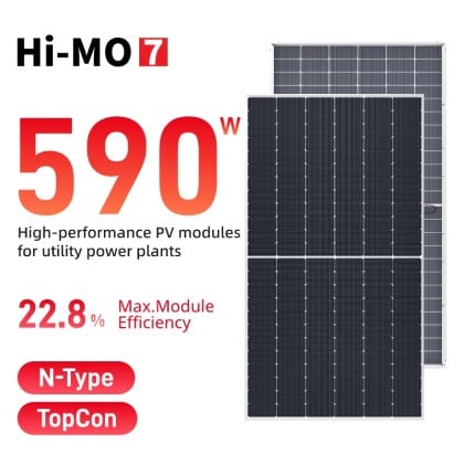 Hi-MO7 590W 600W 615W 620W LR5-72HGD 560~590M
