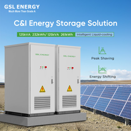 125kW 261kWh Liquid Cooling All-in-one Industrial and Commercial Energy Storage System