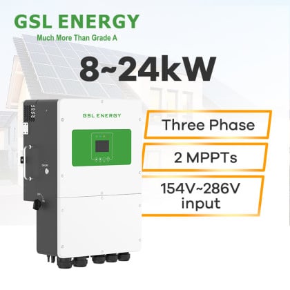 8kW/10kW/12kW/16kW/20kW/24kW Three Phase Hybrid Inverter