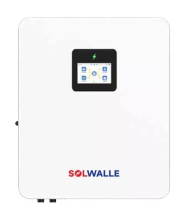 solwalle 3~6kw EU single phase model IP65 hybrid inverter low voltage