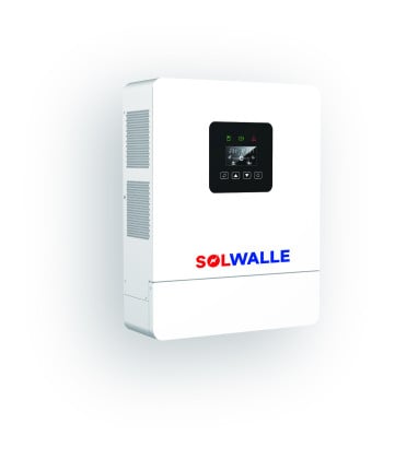 solwalle 6Kw Single Phase Off Grid inverter,1MPPT,Battery 48Vdc,230Vac.IP54,12pcs parallel