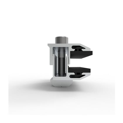 YJ Frameless Solar Panel End Clamp