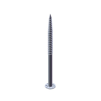 YJ Q235 Steel Hot-dip Galvanized Ground Screw