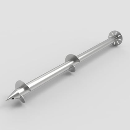 YJ Galvanized Helical Earth Screw For House Foundation