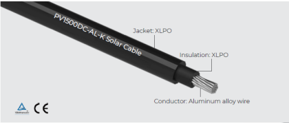 PV1500DC-AL-K Solar Cable