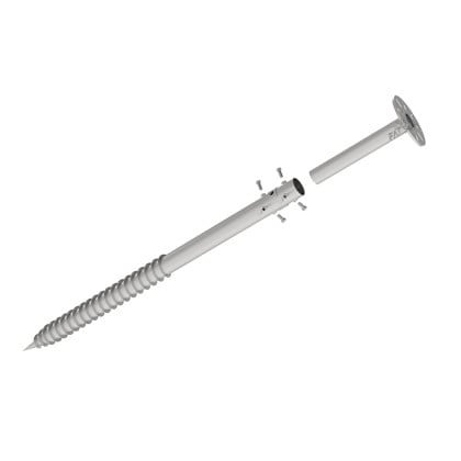 Adjustable Galvanized Spiral No Dig Ground Screw Anchor FarSun