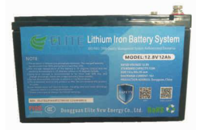 12.8V 12Ah LiFeFO4