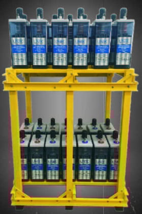 2V Stationary Cells in SAN Rubber Containers