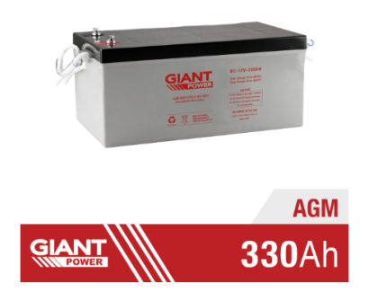 330AH 12V AGM Deep Cycle Battery