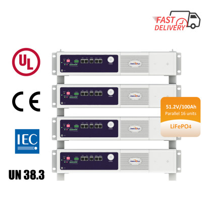 A5120 - 51.2V 100AH 5.12KWH Lithium Ion Battery Ultra-Thin For House