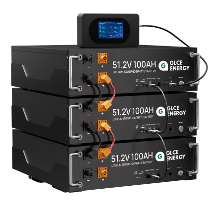 GLCE-51.2V 300Ah 15.36kWh LiFePO4 Lithium Battery