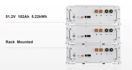 LFPR-51B100L-V1 (102Ah 5.22kWh) Rack Mounted Residential ESS Battery