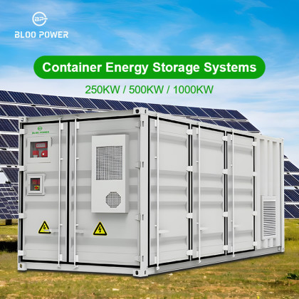 Industrial And Commerical Energy Storage System 250KWH 500KWH 1000KWh ESS LiFePo4 Lithium Iron Battery Container Cabinet
